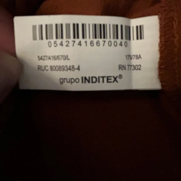 Zara Women's Terracotta Wide Leg Pants - Picture 4 of 8